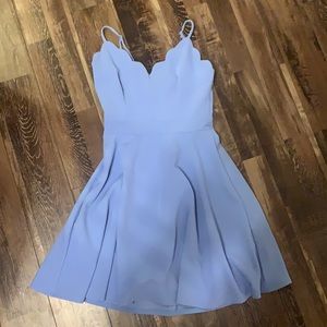V-neck spaghetti strap summer flow dress